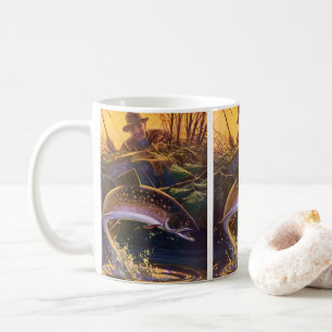 Mug Omble chevalier pêcheur pêche sportive vintage