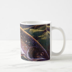 Mug Omble de fontaine pêcheur de poissons, pêche sport