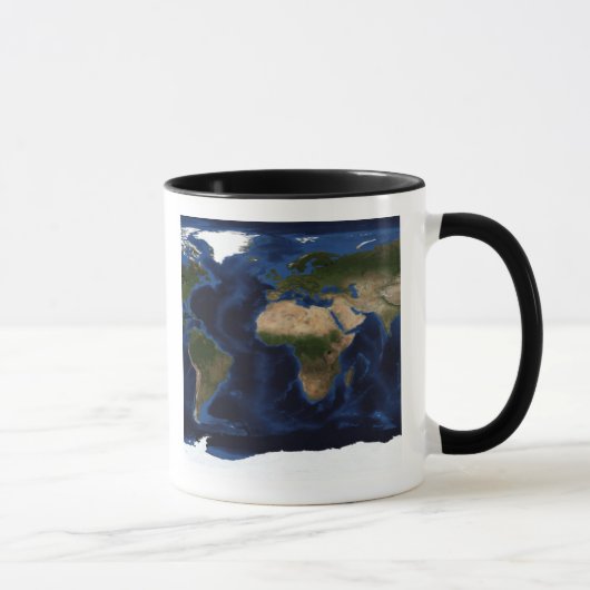 Mug Ombrage topographique et bathymétrique de la terre (Droite)