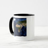 Mug Ombrage topographique et bathymétrique de la terre (Devant gauche)