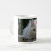 Mug Ombragez le minou blanc (Devant gauche)
