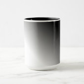 Mug Ombre blanc noir (Centre)