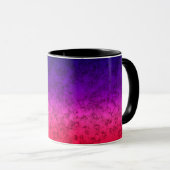 Mug Ombre bleu-rouge (Devant droit)