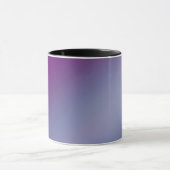 Mug Ombre clair de lune violet et bleu (Centre)