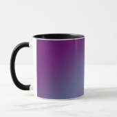 Mug Ombre clair de lune violet et bleu (Gauche)