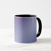 Mug Ombre clair de lune violet et bleu (Devant droit)
