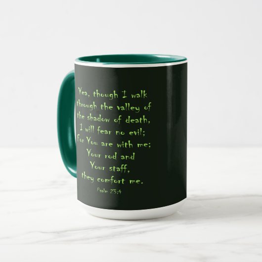 Mug Ombre de la mort — Crâne (Devant gauche)