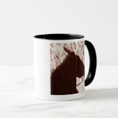 Mug ombre de la tête de cheval d'équitation sur le (Devant droit)