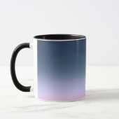 Mug Ombre rose-bleu . (Gauche)