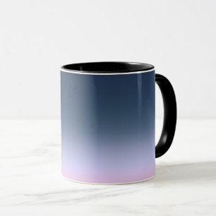 Mug Ombre rose-bleu .