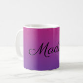 Mug Ombre Rose et Violet (Devant gauche)