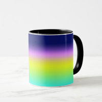 Ombre violet jaune vert couleurs printemps été rig