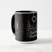 Mug Ombres de Yuletide Noël Gothique Céleste (Devant gauche)