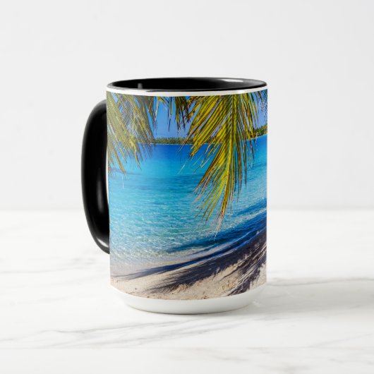 Mug Ombres sur la plage (Devant gauche)