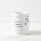 Mug Omelette de 3 minutes dans une recette de viande (Centre)