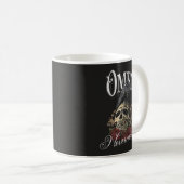 Mug Omen - Design gothique des vêtements de rue (Devant droit)