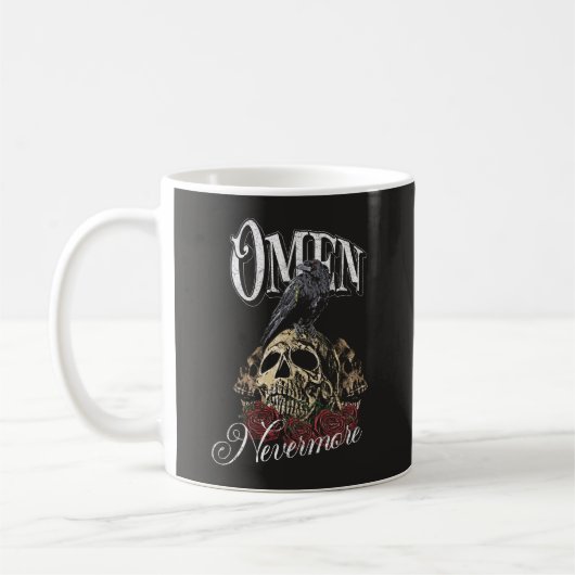 Mug Omen - Design gothique des vêtements de rue (Gauche)