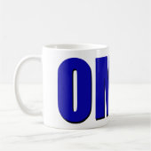 Mug OMG ! bleu (Gauche)