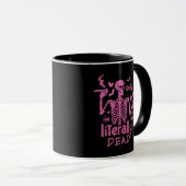 Mug OMG Je suis comme un squelette littéralement mort (Devant droit)