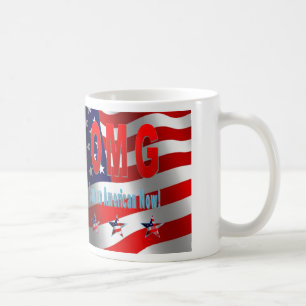 Mug OMG je suis un Américain maintenant !
