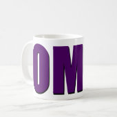 Mug OMG ! pourpre (Devant gauche)