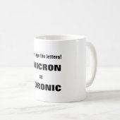 Mug OMICRON = muqueuse MORONIQUE (Devant droit)