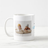 Mug On aime papi | Collage de deux photos (Gauche)
