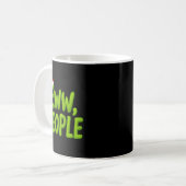 Mug On Back Eww People Santa Hat Green Funny Christmas (Devant gauche)