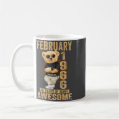 Mug (on Back) February 1966 60th Birthday 60 Years Ted (Gauche)