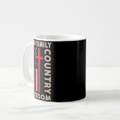 Mug On-back God Family Country Dom Patriotic Christian (Devant gauche)