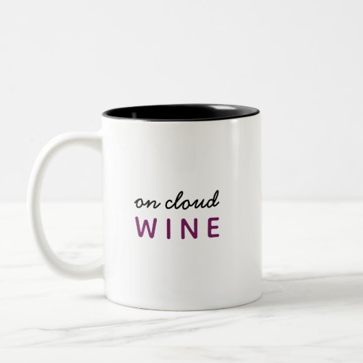 Mug On Cloud Wine Pun (Gauche)