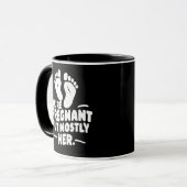 Mug On est enceinte mais surtout son père de grossesse (Devant gauche)