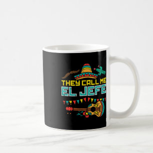 Mug On M'Appelle El Jefe Guitare Cinco De Mayo Musique