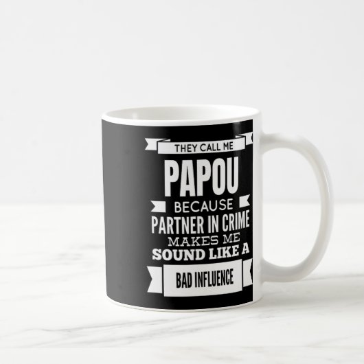 Mug On M'Appelle Papou Grèce Grandpa (Droite)