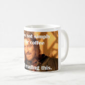 Mug On ne fait pas simplement (Devant droit)