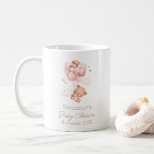 Mug On peut attendre le Baby shower des ballons roses
