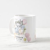 Mug On Peut Attendre Le Baby shower Teddy Bear Garçon (Devant gauche)