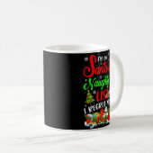Mug On Santas Naughty List Xmas Shiba Inu (Devant droit)
