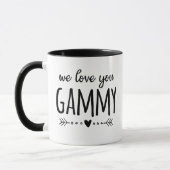 Mug On t'aime Gammy (Gauche)