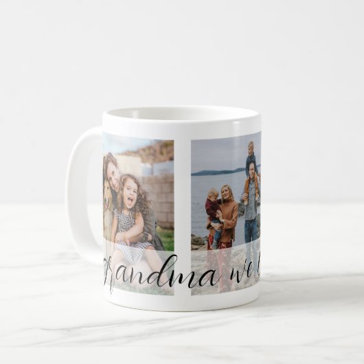 Mug On t'aime grand-mère (Devant gauche)
