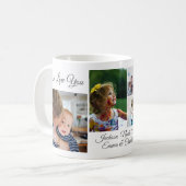 Mug On t'aime grand-mère | 5 Collage photo (Devant gauche)