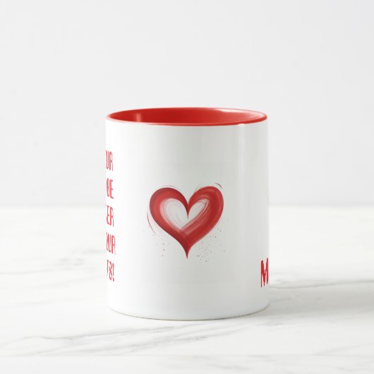 Mug On T'Aime Maman, Cadeau De Triplets Pour Maman, (Centre)