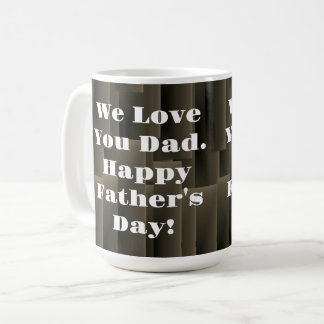 Mug On t'aime Papa. Bonne fête des Pères.