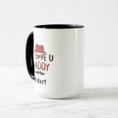 Mug On t'aime papa design drôle  (Devant gauche)