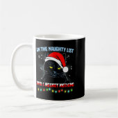 Mug On The Naughty List And I Regret Nothing Cat Chris (Gauche)
