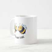 Mug On veut être amusant jeu d'abeilles (Devant gauche)