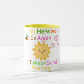 Mug On y retourne, je veux dire bonjour muet