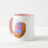 Mug Once a Bookie Always a Bookie Cute Ghost Reading (Devant gauche)