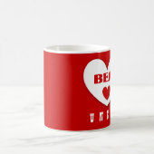 Mug ONCLE cadeau avec le ROUGE fait sur commande du (Centre)