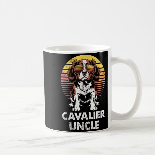 Mug Oncle Cavalier King Charles Spaniel Chien Vintage (Droite)